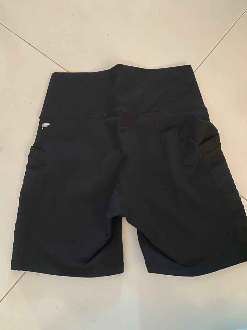 Fabletics Black Running Workout Shorts Size 2XL