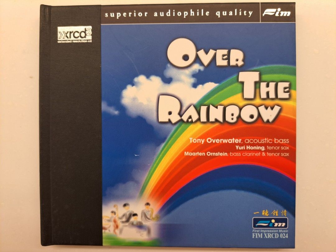 FIM XRCD 024. Over the Rainbow - Tony Overwater, acoustic bass