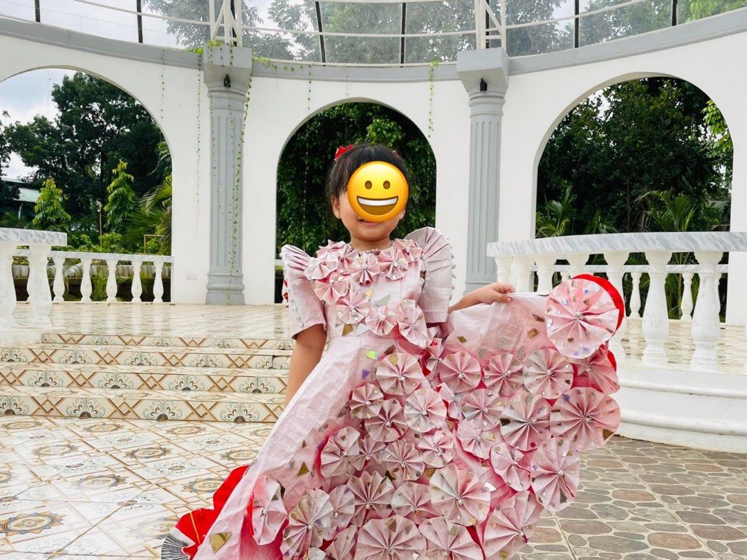 FOR RENT PURE RECYCLED GOWN Costume Babies Kids Babies Kids Fashion on Carousell