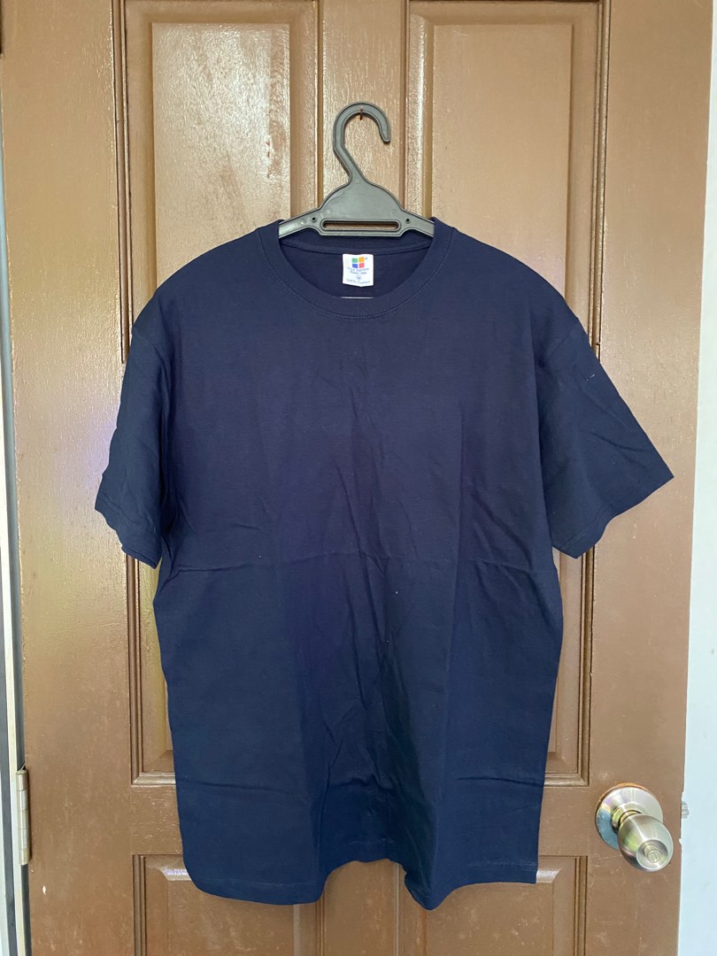 sdcvf FOUR SQUARE Basic Short Sleeve Round Neck Cotton T-Shirt 160gsm /