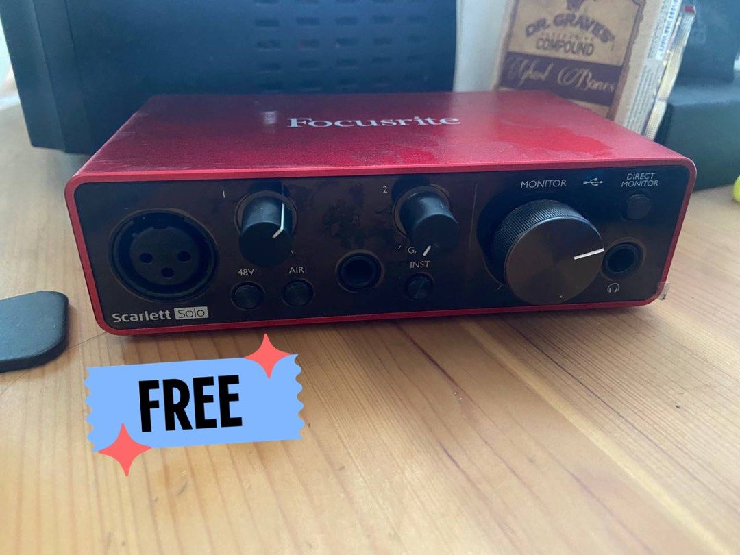 [FULL SET w/ Free Gift Scarlett Solo 3rd Gen] Budget Gaming PC (with ...
