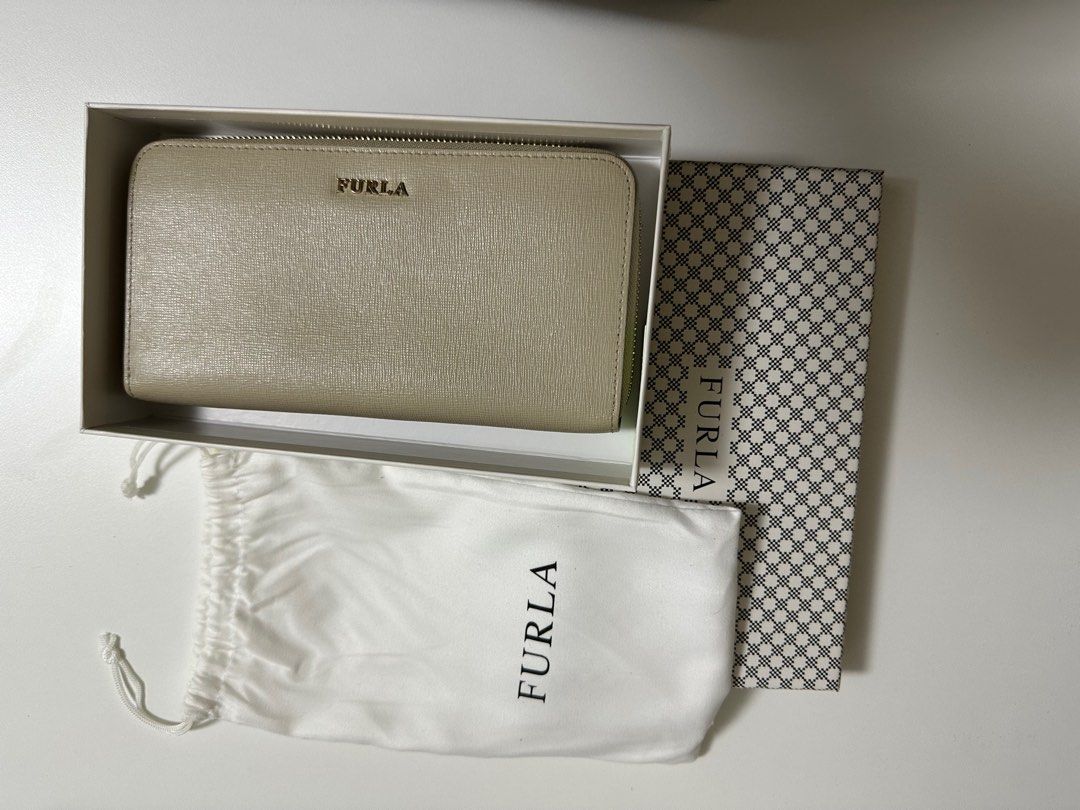 Furla Beige Long Wallet Women s Fashion Bags Wallets Wallets