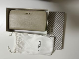 Furla Beige Long Wallet