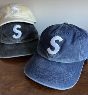 FW23✨ Supreme Pigment Print S Logo 6-Panel Cap帽