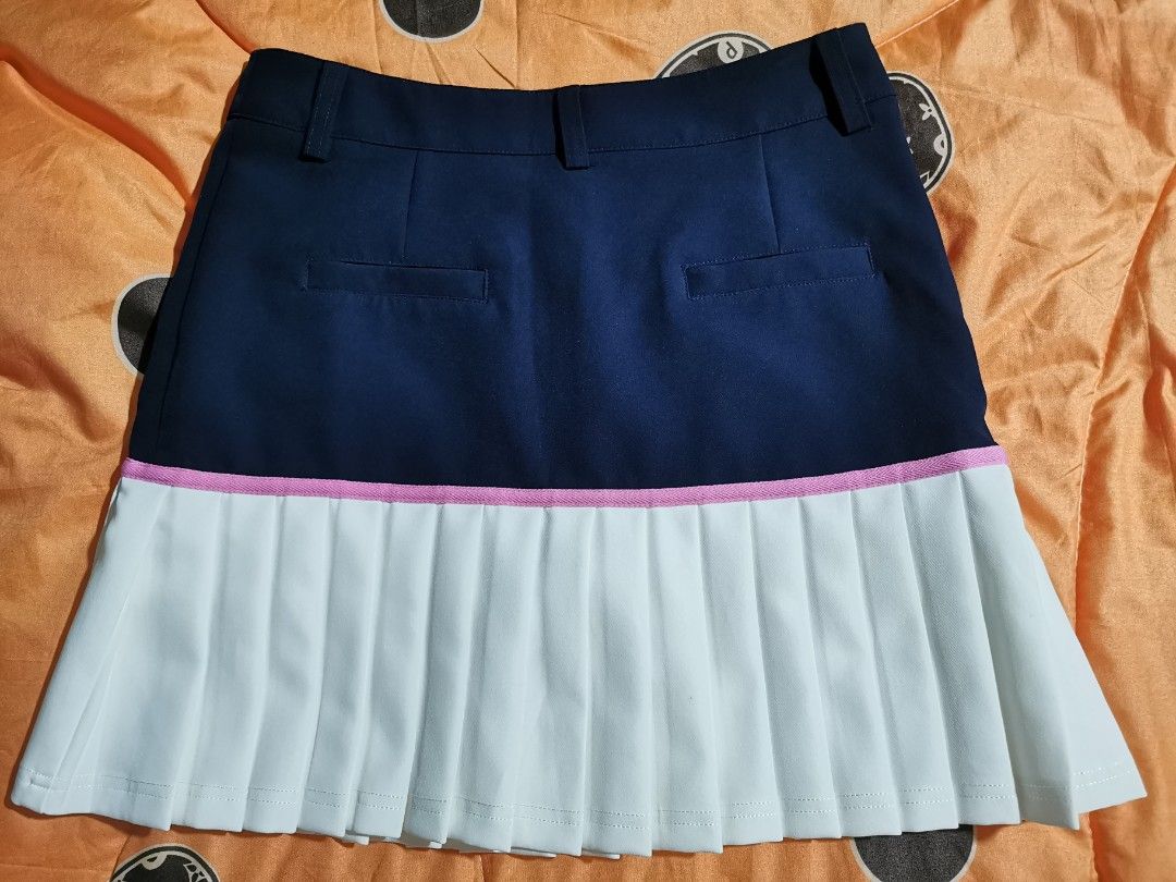 nike navy golf skort