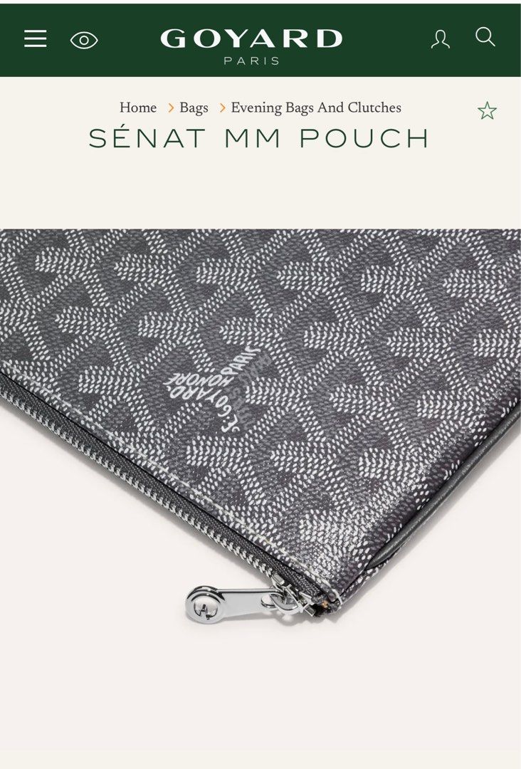 Clutches, Authentic Goyard Senat Pouch/Clutch Bag (used)