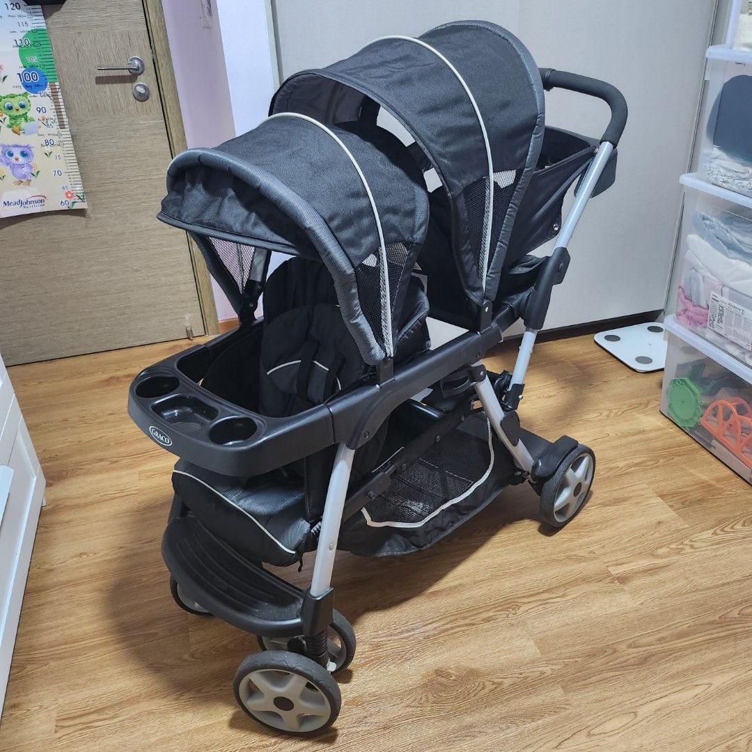 Graco double discount stroller rain cover