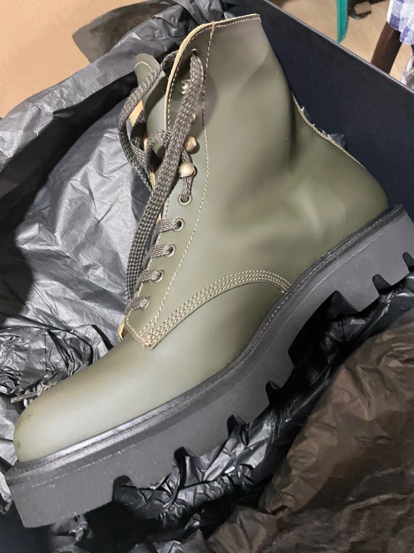 Grenson army boots discount