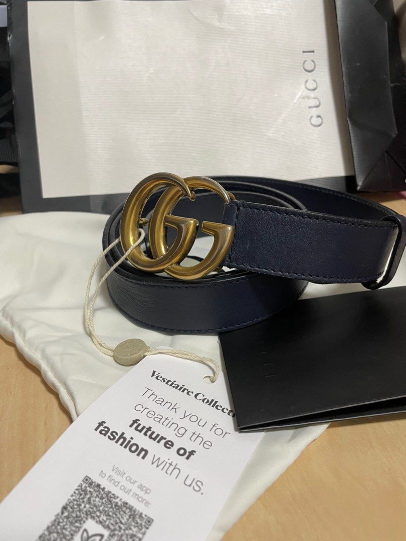 Gucci double g belt on sale 3cm