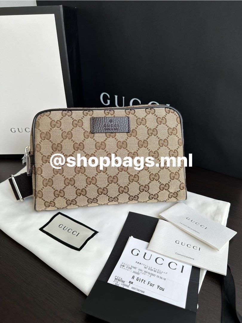Gucci GG Monogram Belt Bag Fanny Pack