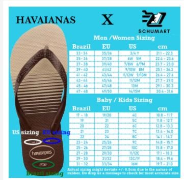 Mens havaianas size best sale 9