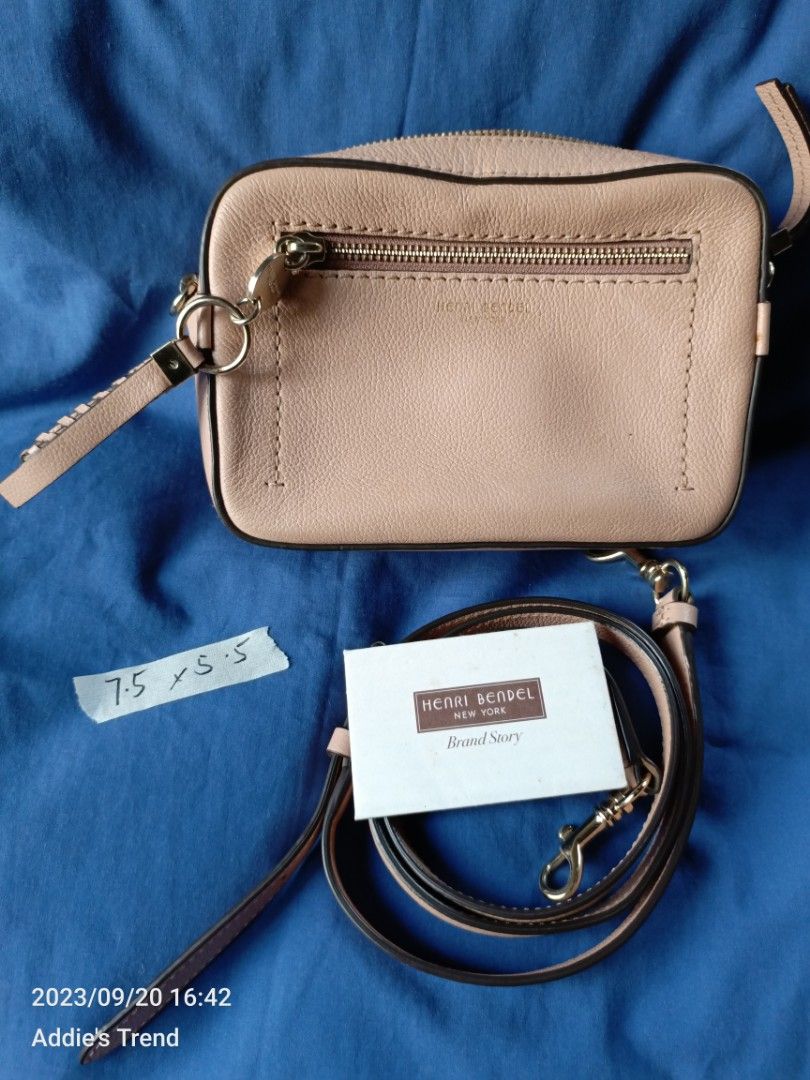 Henri Bendel blush pink camera bag Women s Fashion Bags
