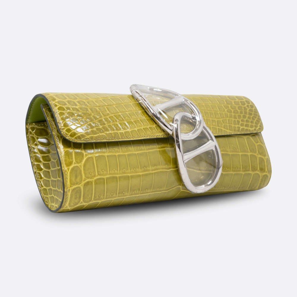 Hermes kelly 25 croc, Luxury, Bags & Wallets on Carousell