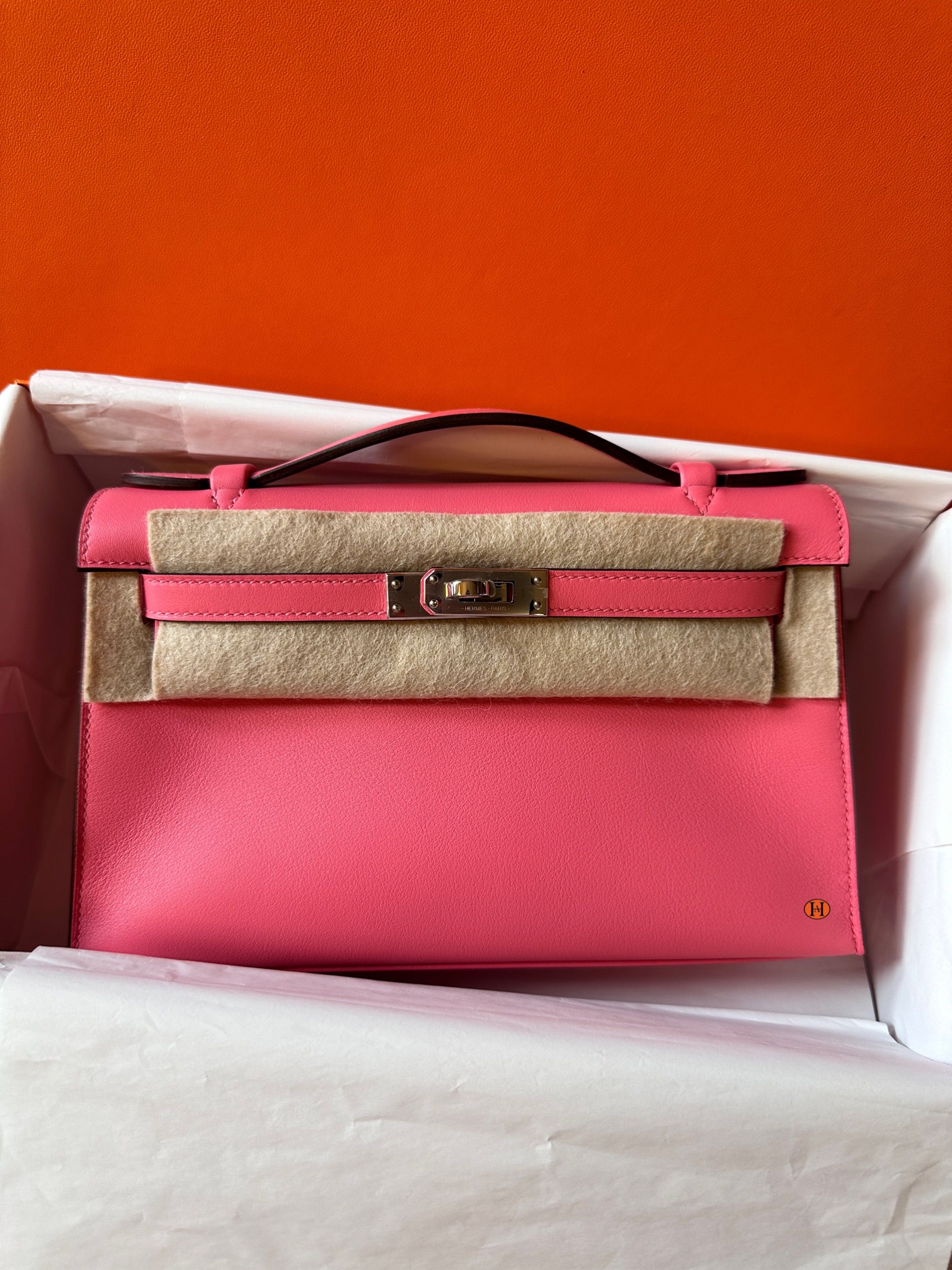 Kelly pochette top rose azalee