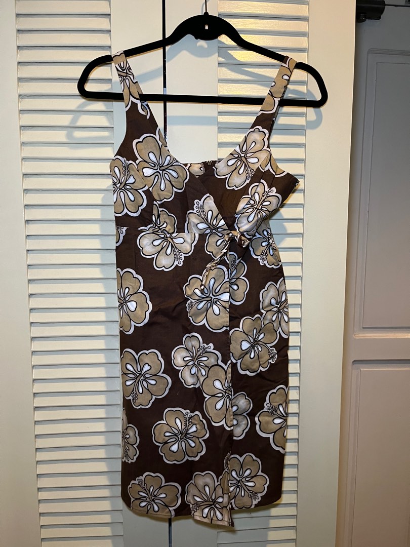 HIBISCUS HIDEAWAY WOVEN MINI DRESS main image 0