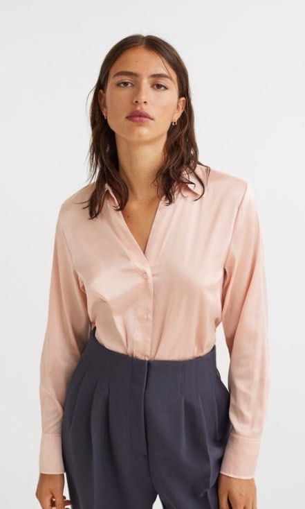 H&m Silk Shirt Sale H And M Satin Blouse On Sale