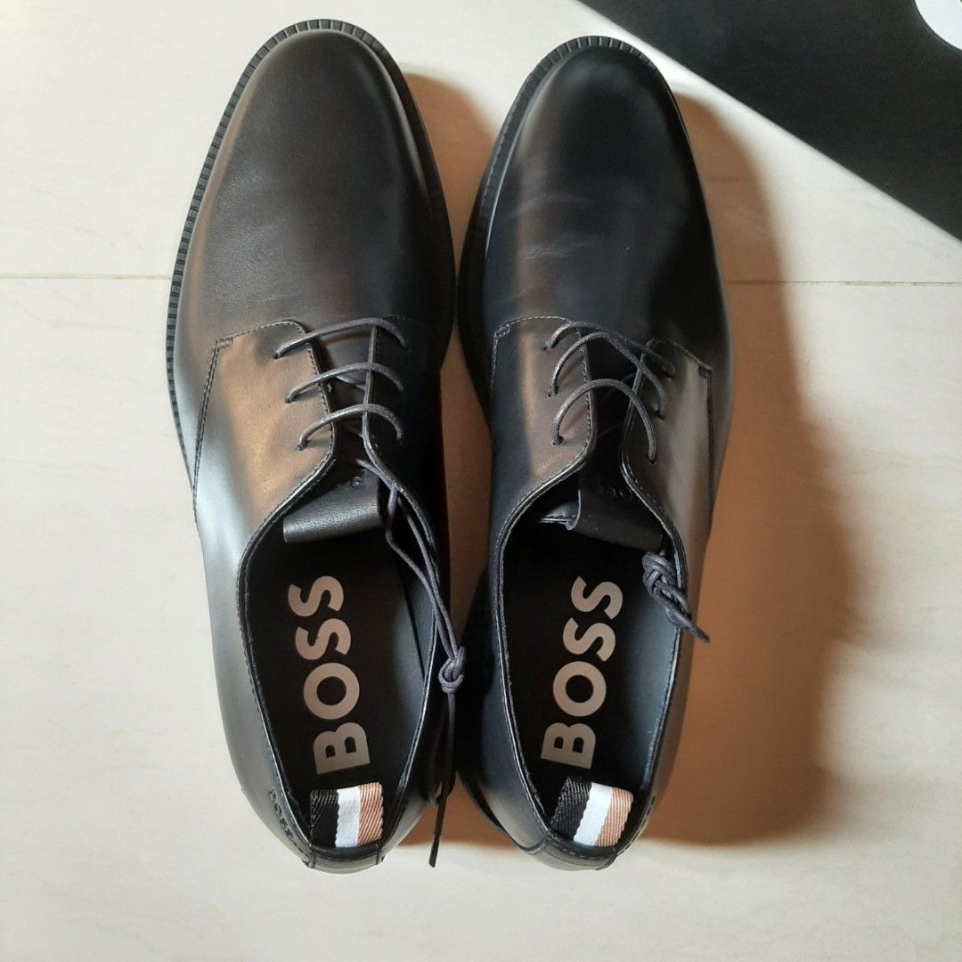 Hugo Boss Larry Lace-Up Leather Derby Shoes