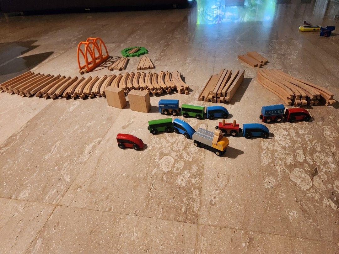 Ikea 50 piece train hot sale set