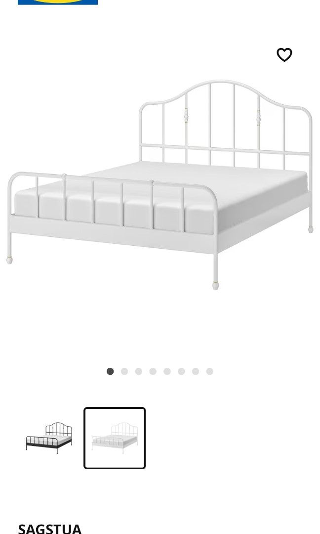 Ikea King Bed Frame, Furniture & Home Living, Furniture, Bed Frames