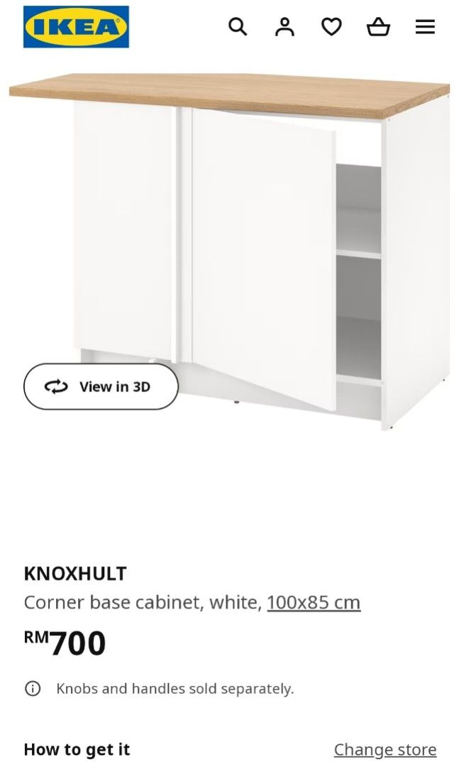 Knoxhult store corner kitchen