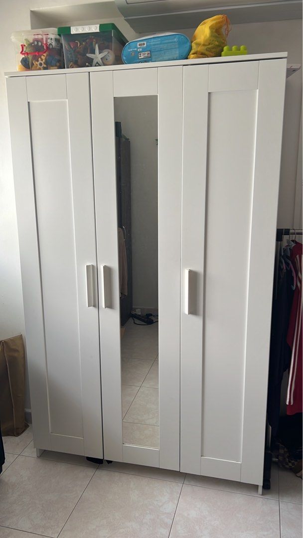 IKEA Wardrobe (BRIMNES), Furniture & Home Living, Furniture, Shelves
