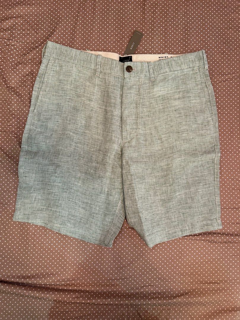 J crew men's linen shorts sale