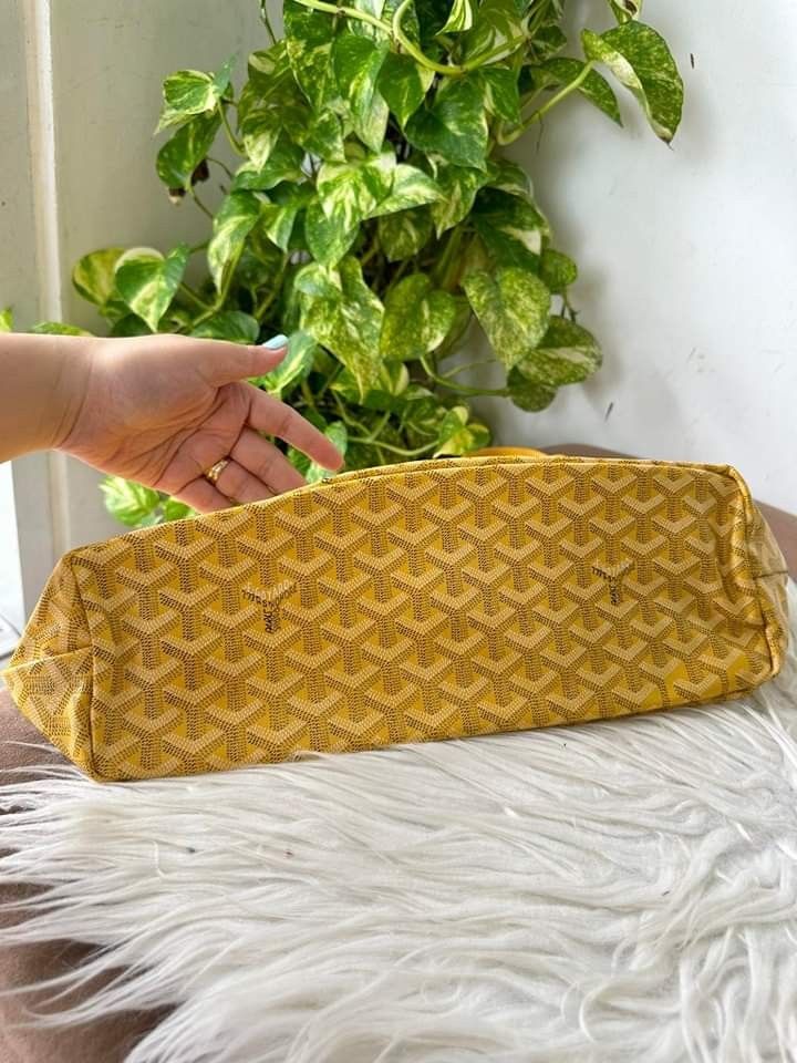 Japan Preloved Yellow Goyard Shoulder Bag, Luxury, Bags & Wallets on  Carousell