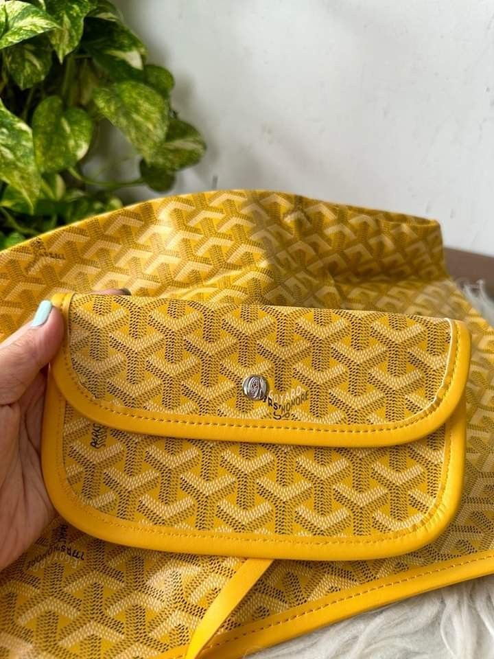 Japan Preloved Yellow Goyard Shoulder Bag, Luxury, Bags & Wallets on  Carousell