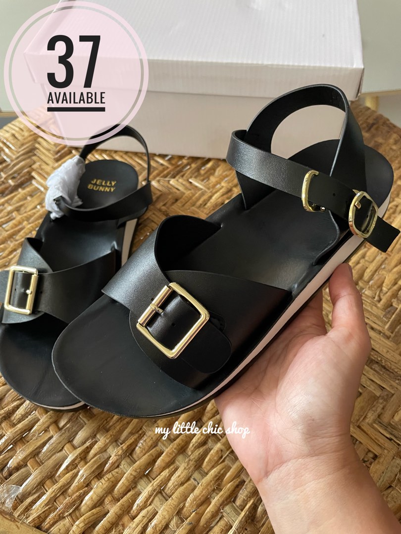 jelly bunny karina sandals 37, Women's Fashion, Footwear, Flats ...