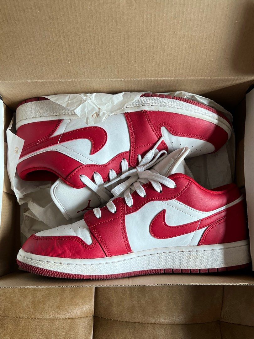 Air jordan 1 discount low red femme