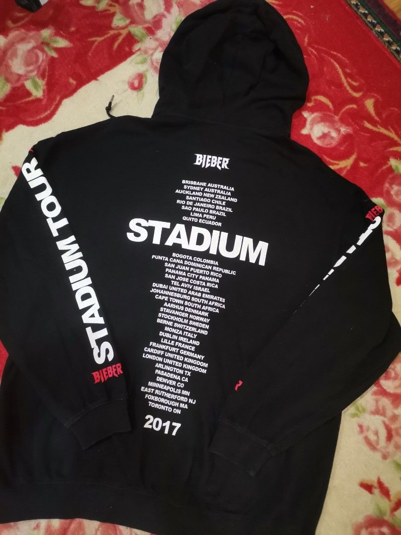 Justin Bieber 2017 Stadium Tour Hoodie Men s Fashion Tops Sets