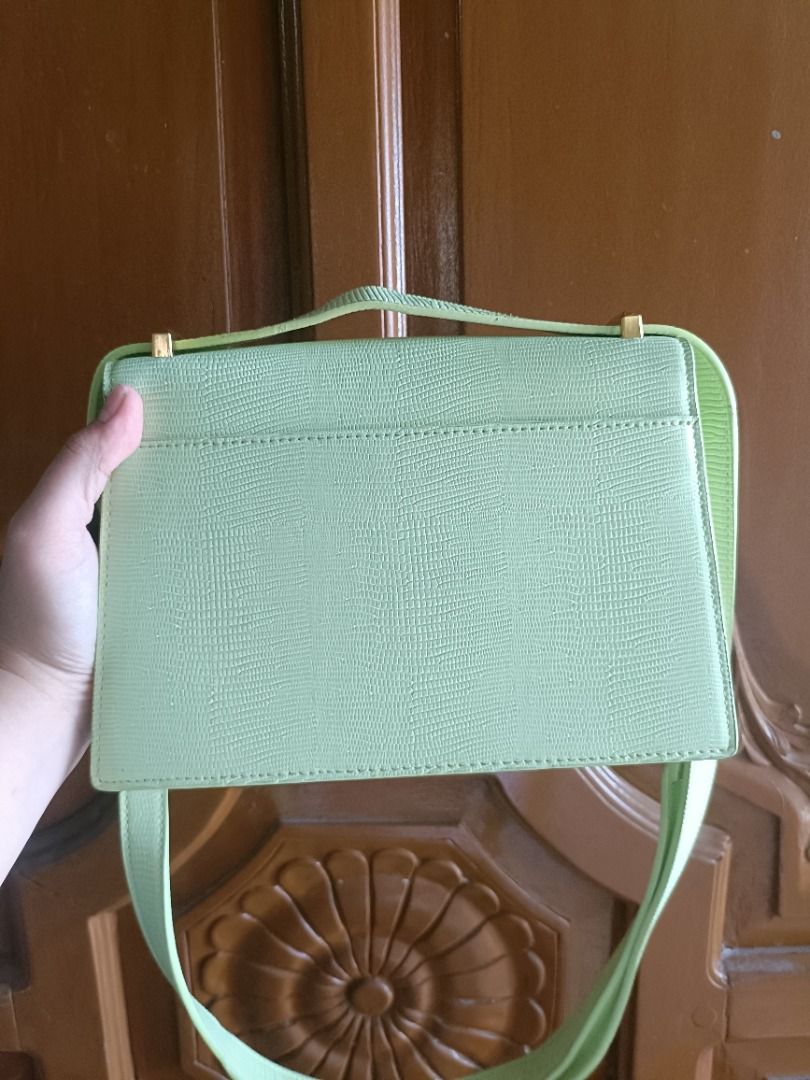 JW PEI Mini Flap Bag in Sage Green, Luxury, Bags & Wallets on Carousell