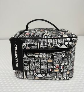 Karl Lagerfeld Paris  Cosmetic Bag Train Case