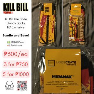 Kill Bill The Bride Bloody Socks