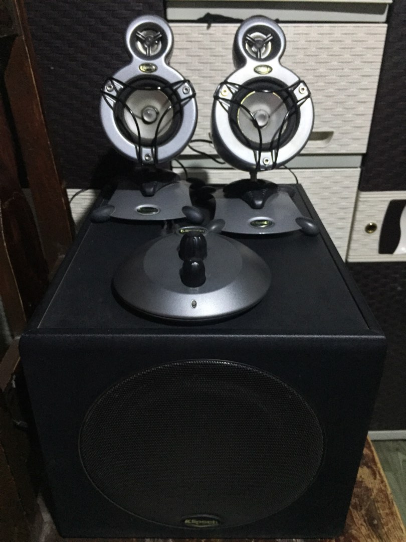 Klipsch promedia GMXA 2.1 complete with box & manual 220V, Audio