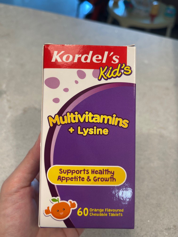 Kordel Multivitamin + Lysine, Health & Nutrition, Health Supplements