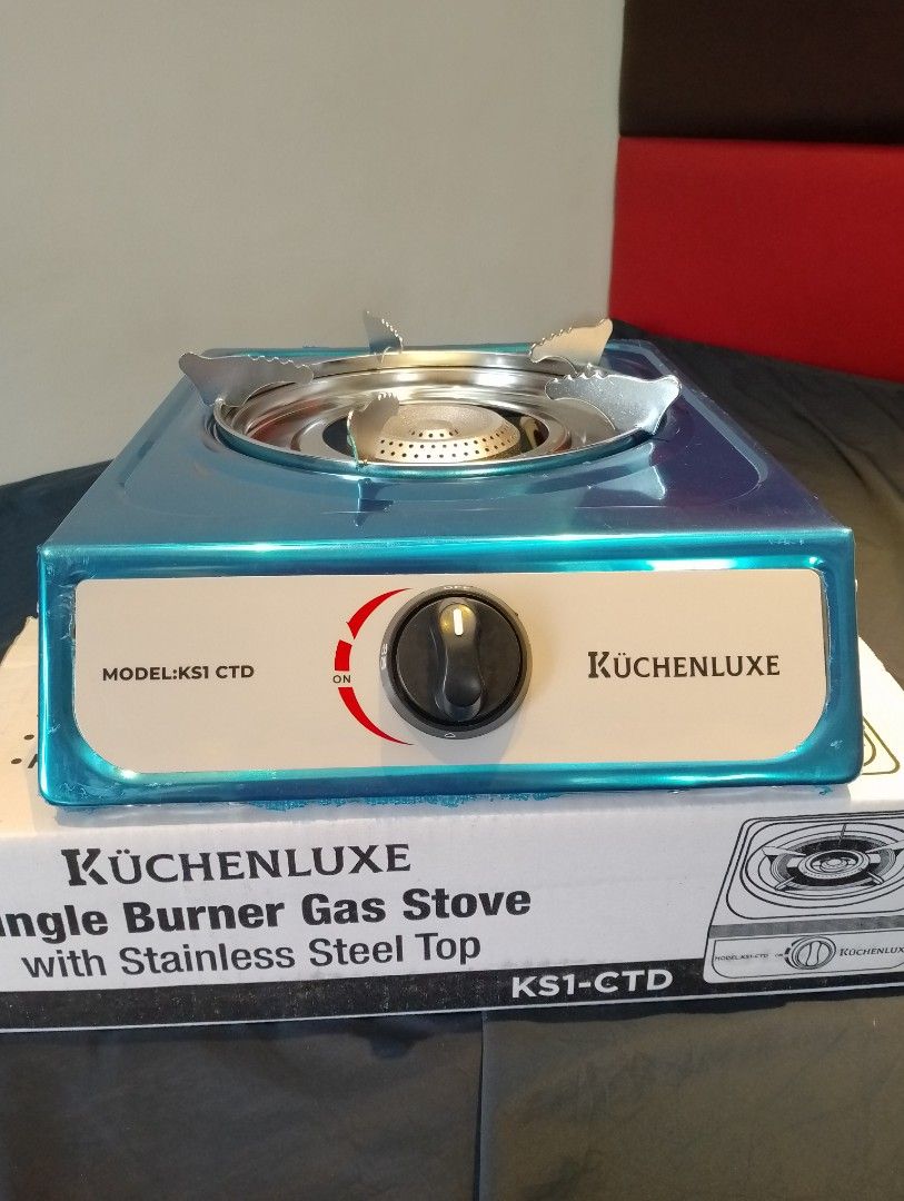 BUY ONE TAKE ONE Kuchenluxe single burner gas stove with stainless