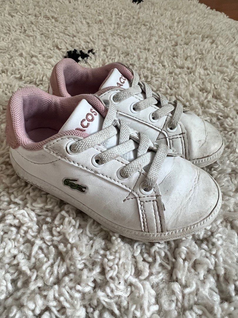 Girls 2024 lacoste pumps