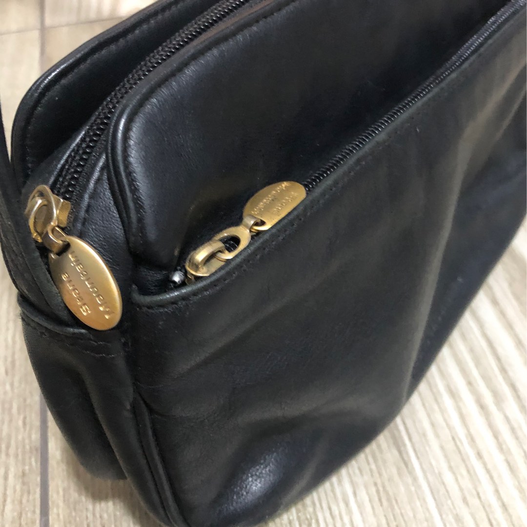 Bottega Veneta // Black Leather Chain Mount Bag – VSP Consignment