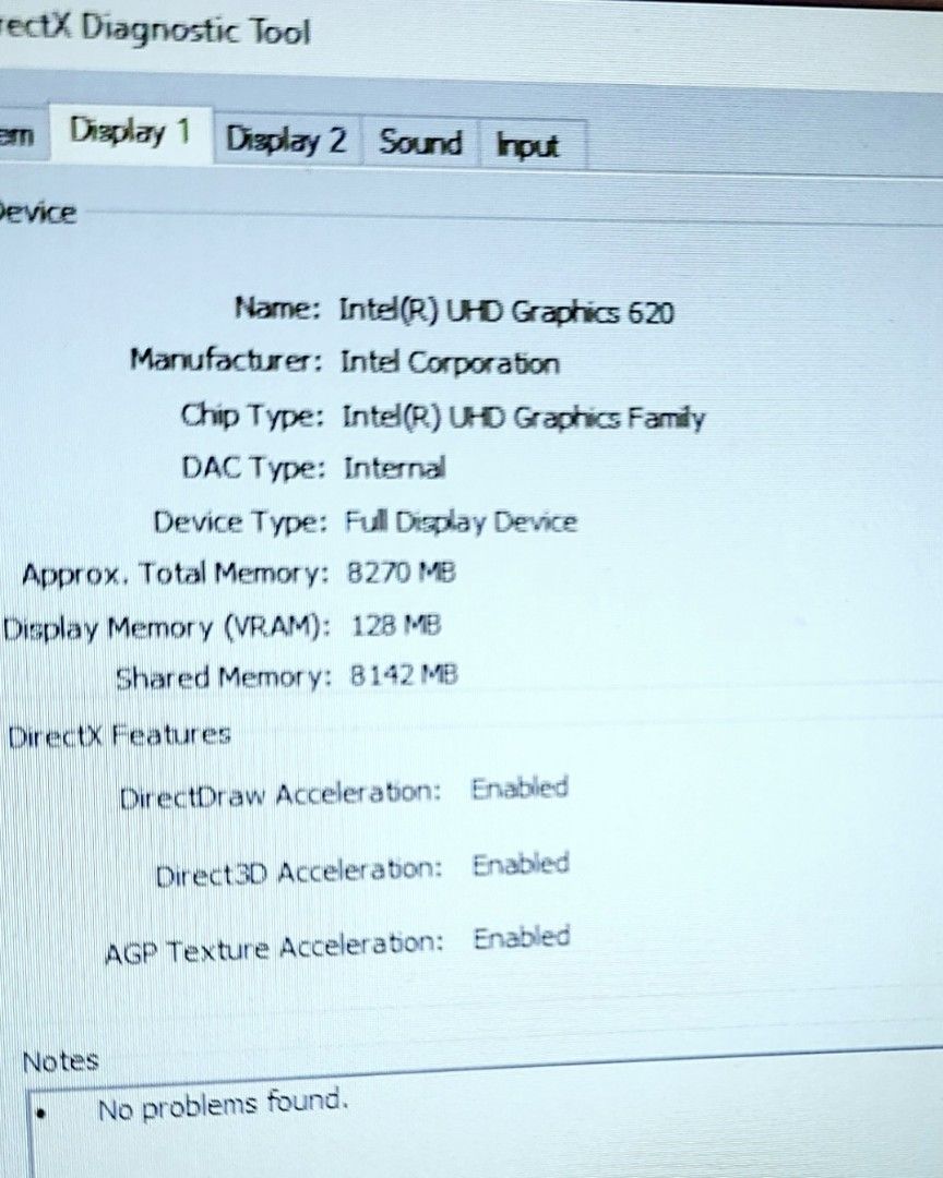 Intel uhd graphics 620 spec clearance