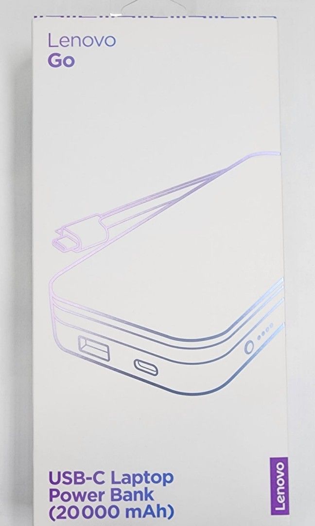 Lenovo Go USBC Laptop Power bank (20000mAh) 65W, Computers & Tech