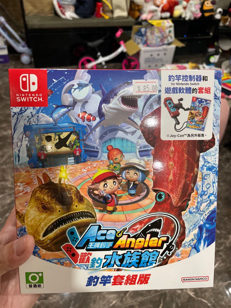 Like New Nintendo Switch Ace Angler Fishing Game, Video Gaming, Video  Games, Nintendo on Carousell