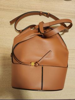 L O E W E Balloon Bag Nano (13.5 x 9 x 6.7cm) Tan Condition 10/10