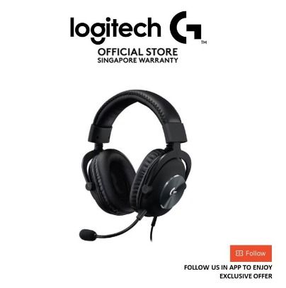 Logitech G PRO X Gaming Headset (2nd Generation) with Blue VO!CE, DTS  Headphone:X 7.1 and 50 mm PRO-G Drivers, for PC,Xbox One,Xbox Series  X