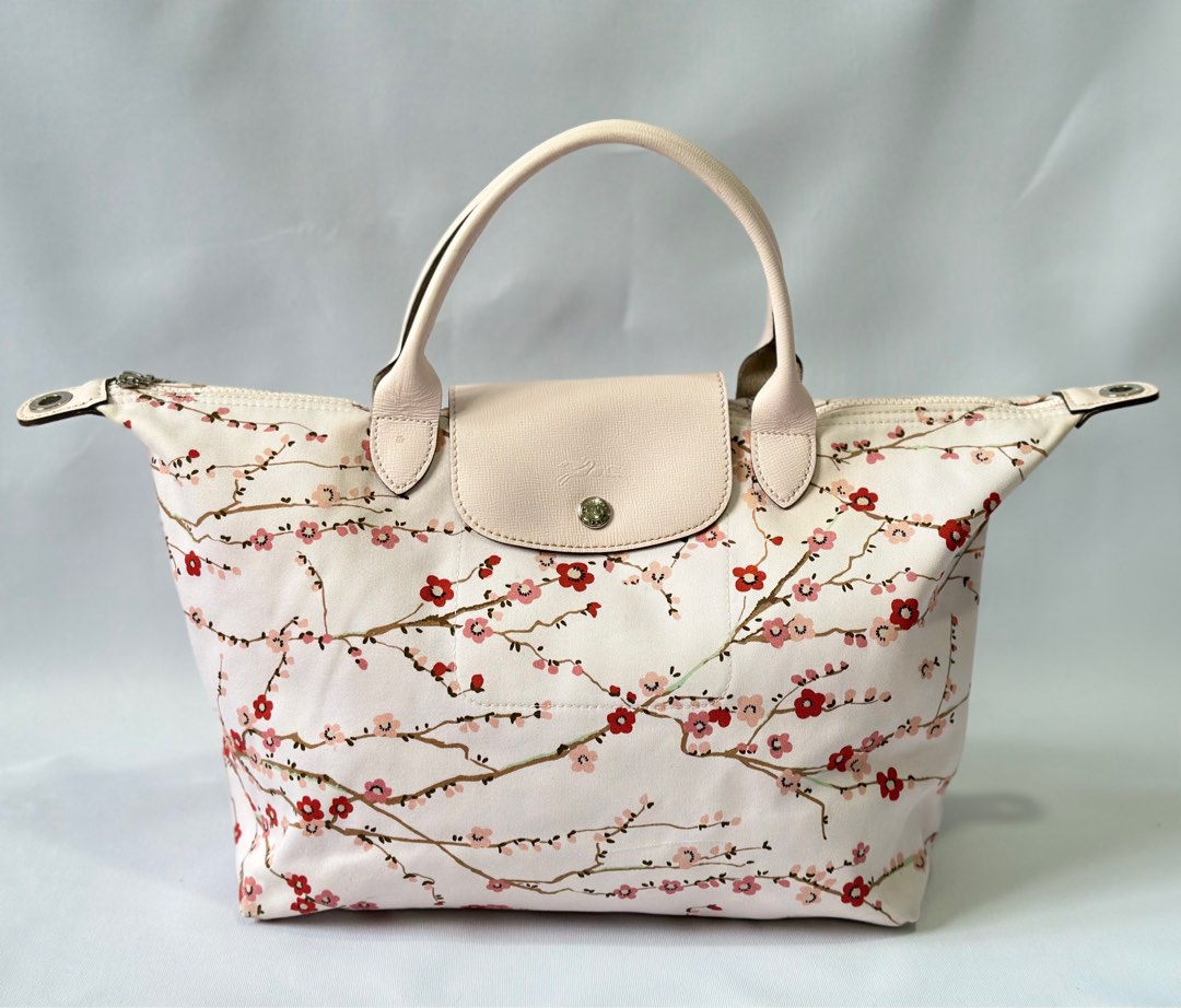 Longchamp cherry shop blossom bag