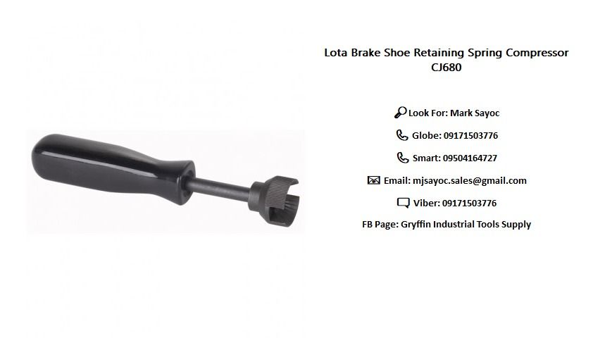 Lota Brake Shoe Retaining Spring Compressor CJ680, Commercial ...
