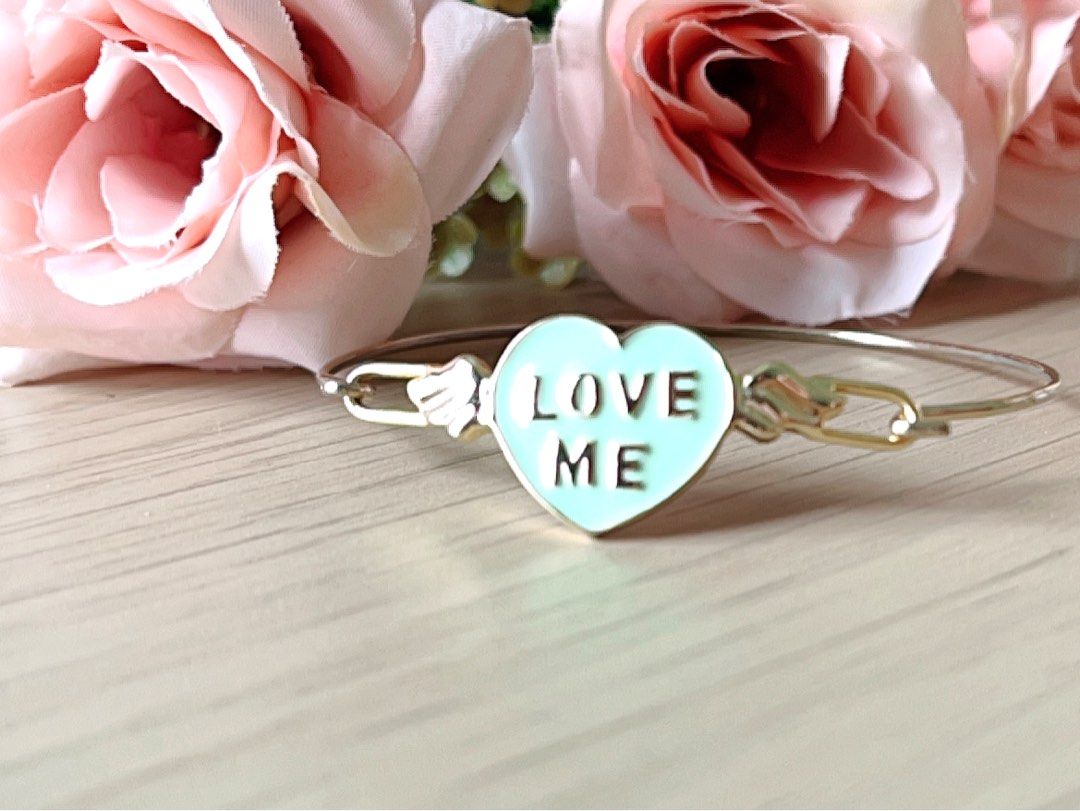 Tiffany green heart store bracelet
