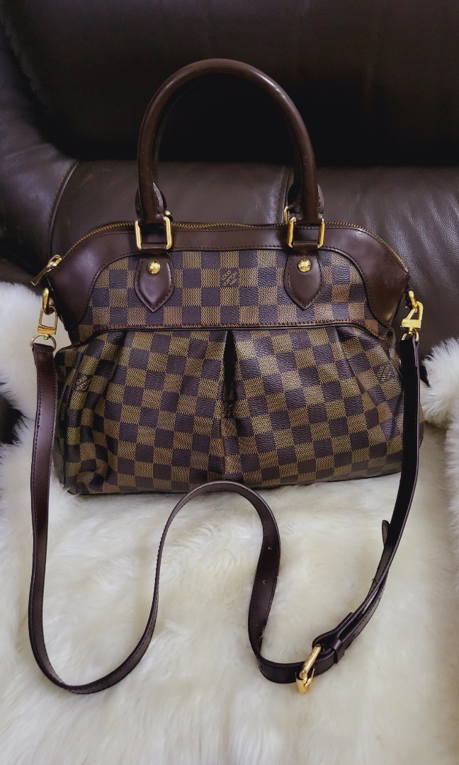 LV Tivoli Damier MM two way bag, Luxury, Bags & Wallets on Carousell