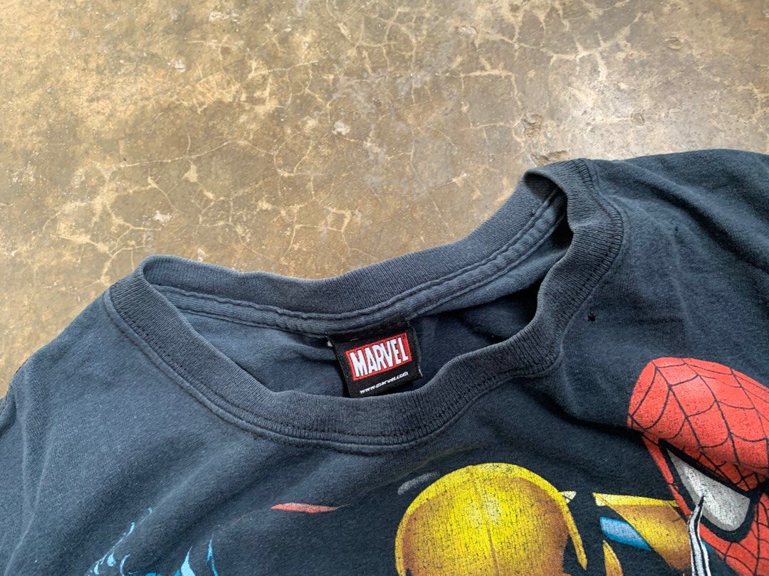 T-shirt Vintage Marvel Avengers X-Men Mad Engine Taille M - Occasion Très Bon état