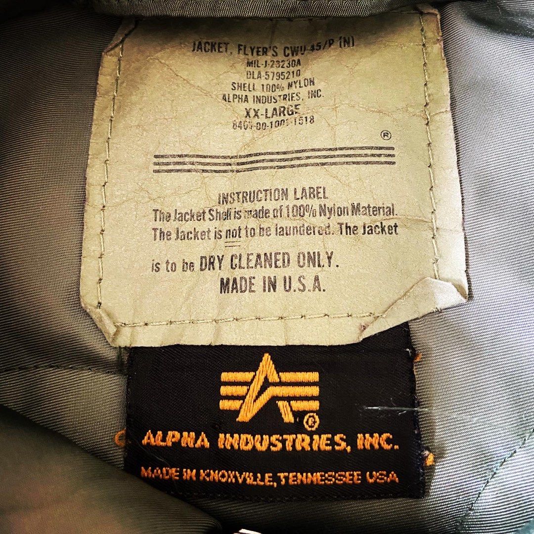 🇺🇸Made in USA Vintage Alpha Industries Bombers Flight Jacket